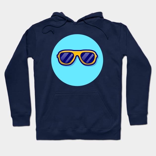 Glasses Cartoon Vector Icon Illustration Hoodie by Catalyst Labs